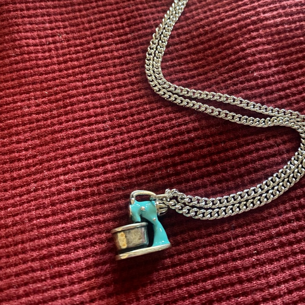 James Avery Blue Mixer Charm Necklace